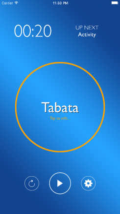 Totally Tabata - iphone1